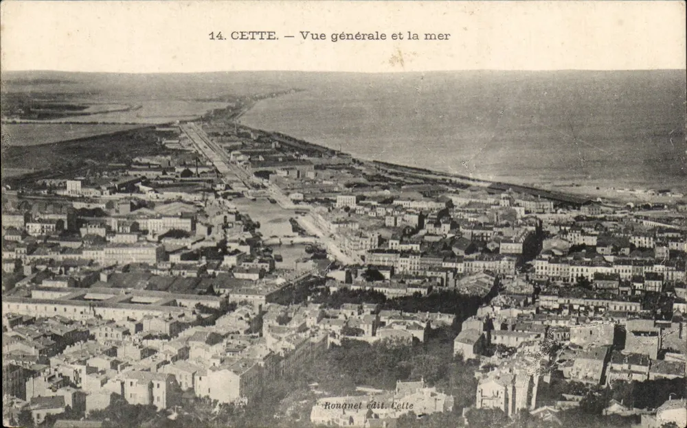 ESTA — Vista geral e o mar — Ronquet editor Cet - Frente