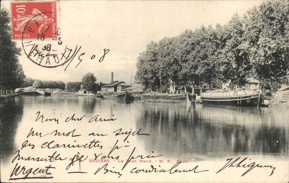 Béziers - O Porto Novo — M. P., Fot. - Frente