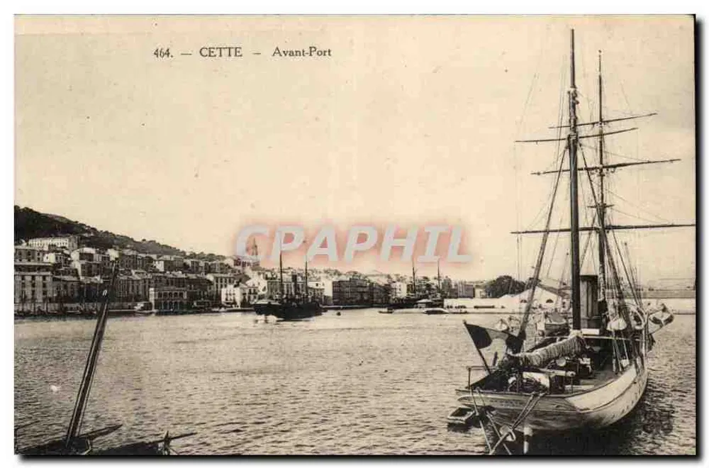 CETTE — Porto Anterior — Porto Anterior de Cete (Costa Azul) - Frente