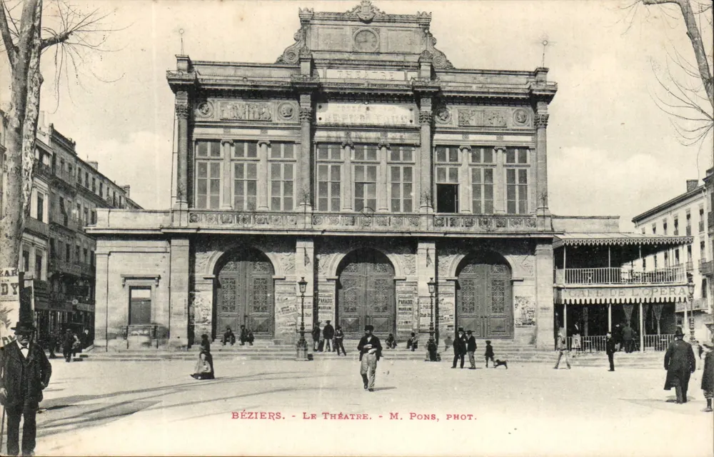 Béziers - O Ponte Canal — M. Pons, Fot. - Frente