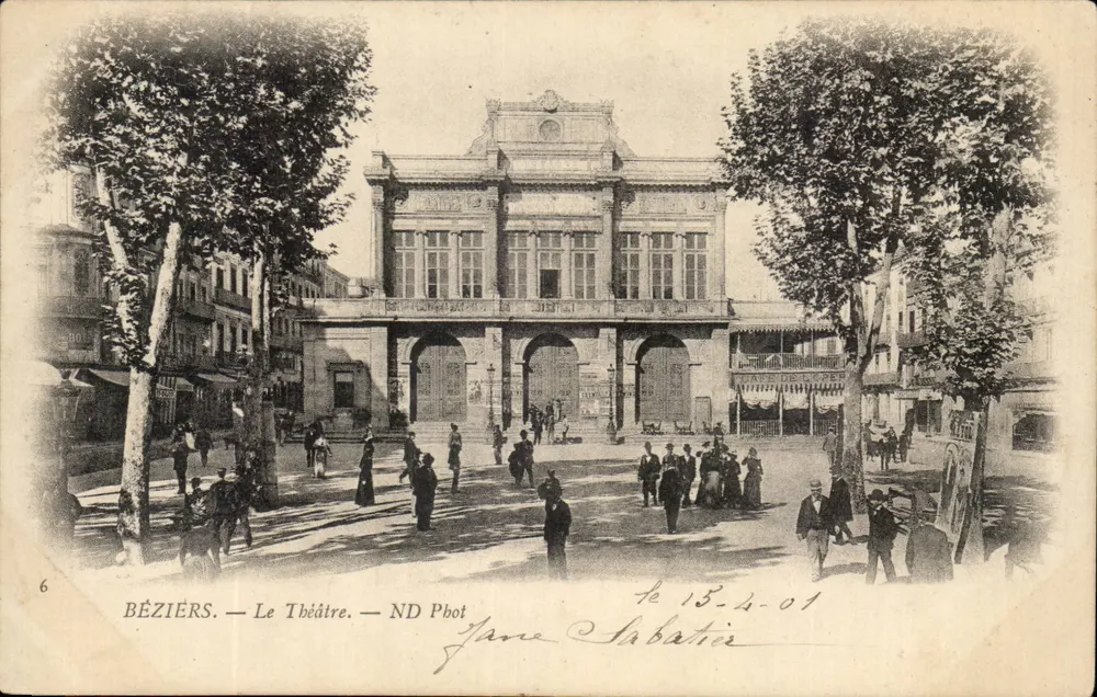 Béziers — O Teatro — ND Phot - Frente