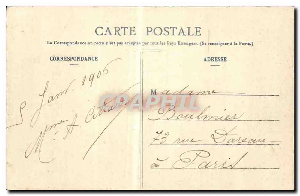 Béziers - L' Avenue de Pézenas — M. Pons, fot. - Verso