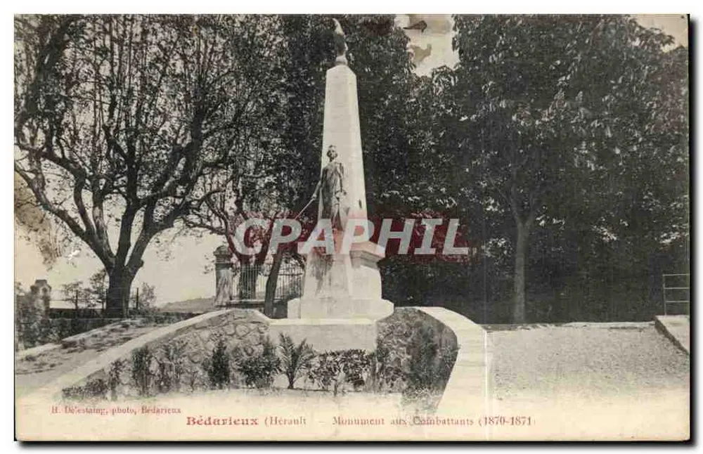 बेदारिएक्स (हेरॉल्ट) — सैनिकों के सम्मान के स्मारक (1870-1871) — एच. डे एस्टें, फोटो, बेदारिएक्स - आगे
