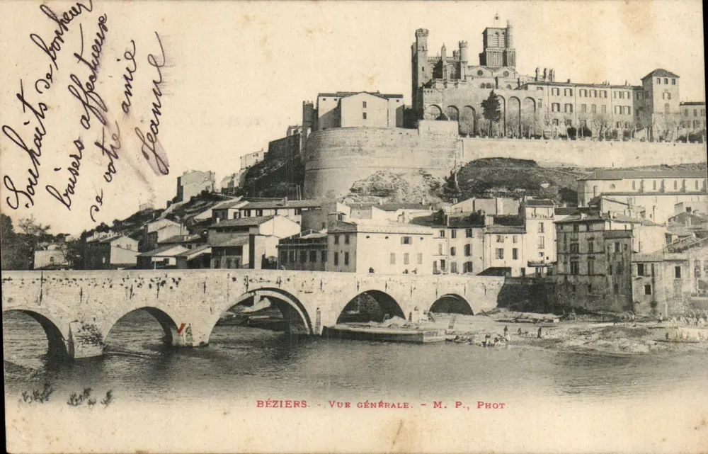 Béziers — Vista geral — M. P., Fot - Frente