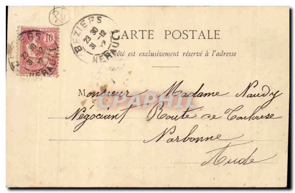 Béziers — Vista geral — M. P., Fot - Verso