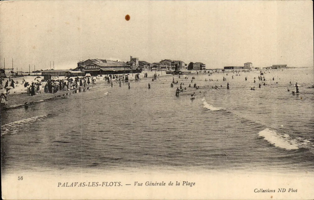 Palavas-les-Flots — Vista generale della spiaggia — Collections ND Phot - Recto