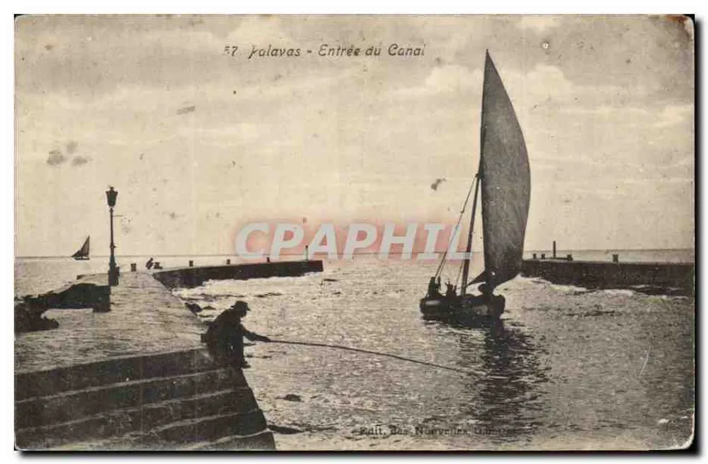 Yalavas - Entrée du Canal — Éditeur : P. Lait, Bas Nouvelles Galeries - Frente