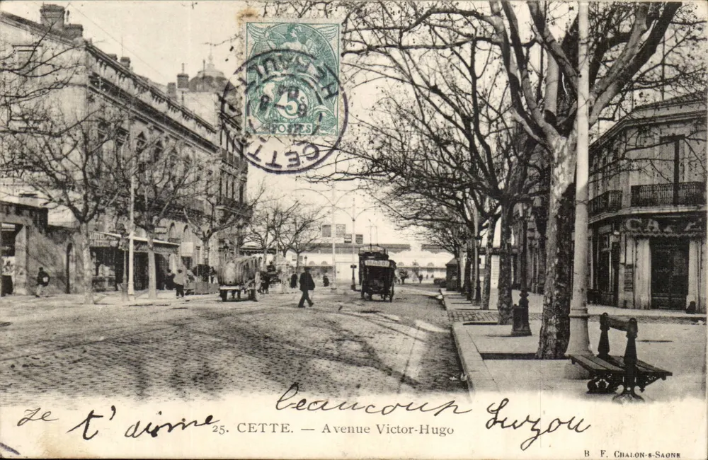Chalon-sur-Saône — Avenida Victor-Hugo — B. F. Chalon-sur-Saône, n°25 - Frente