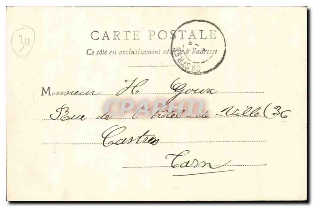 Chalon-sur-Saône — Avenida Victor-Hugo — B. F. Chalon-sur-Saône, n°25 - Verso