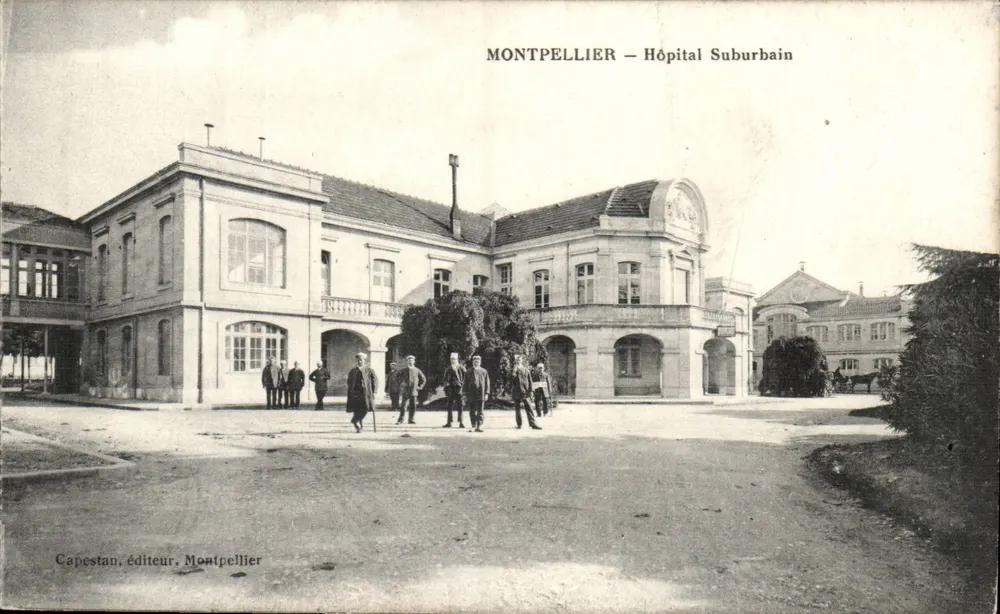 Montpellier — Hospital Suburbano — Capestan, editor, Montpellier - Frente