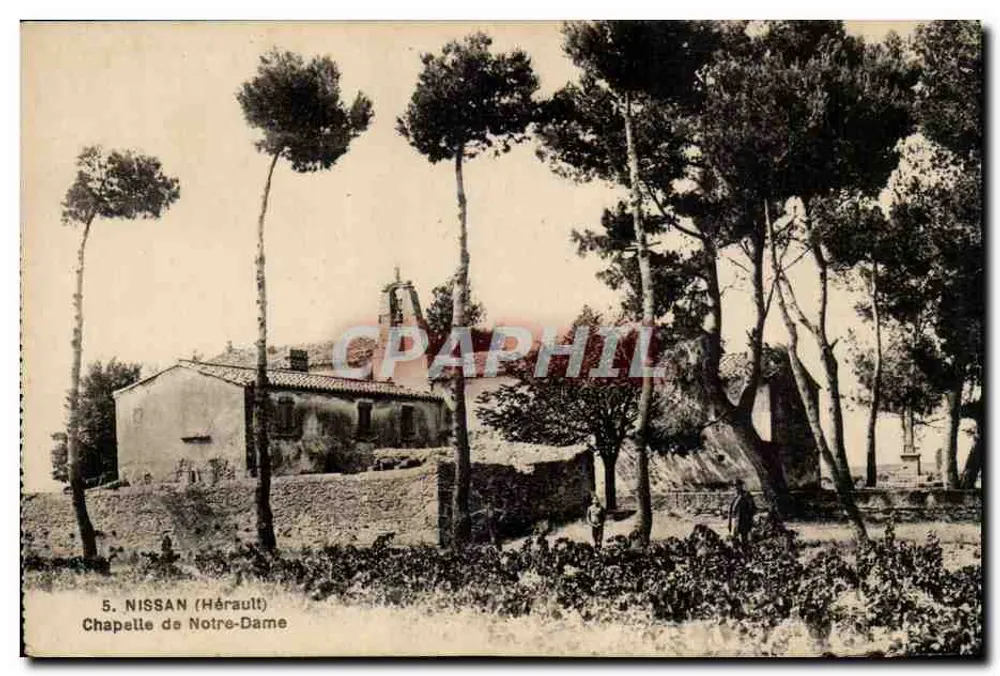 Niissan (Hérault) — Capela de Nossa Senhora - Frente