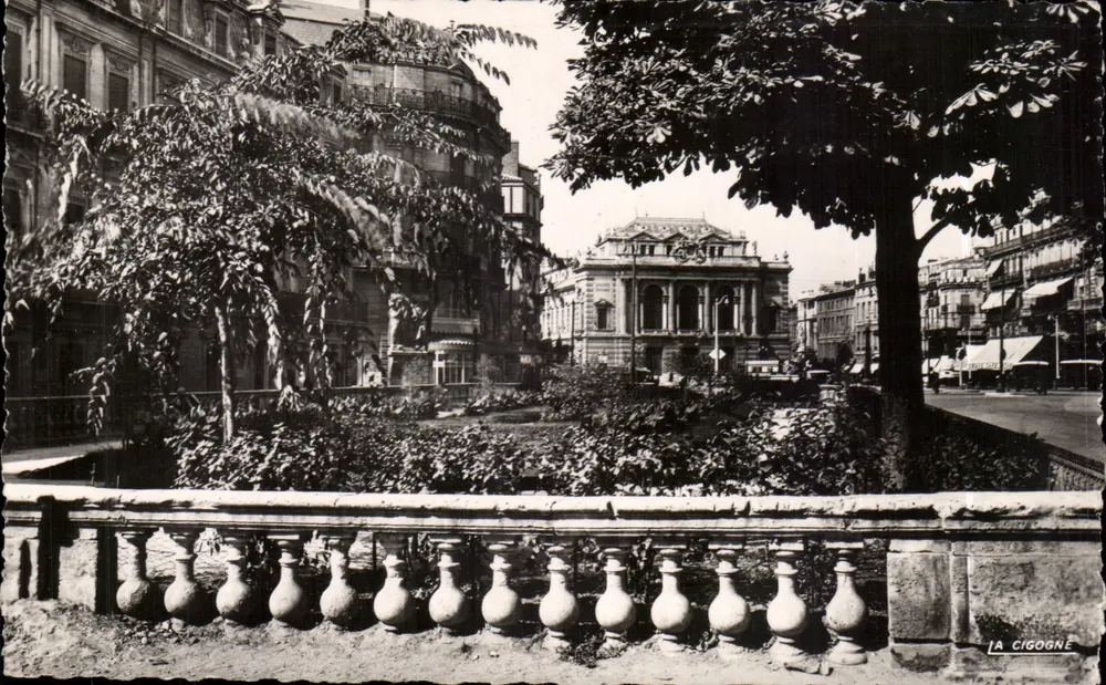 Praça da Comédia — Montpellier — Edição « La Cigogne » - Frente