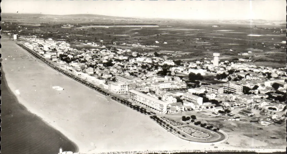 Valras-Plage (Hérault) — एक व्यापक हवाई दृश्य — Éditions Magenta, लियोन - आगे