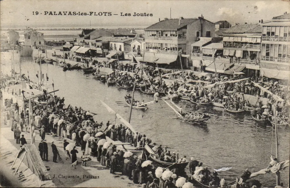 Palavas-les-Flots — De Joutes — Uitgever J. Claparède, Palavas - Voorkant