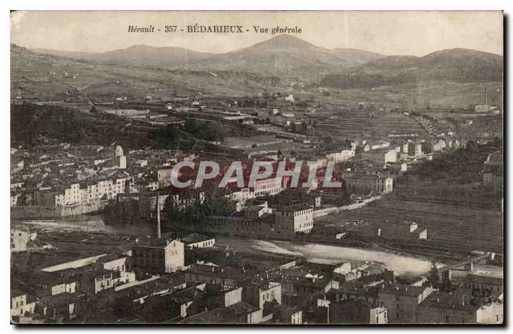 Bédarieux - Vista geral — Hérault 357 - Frente