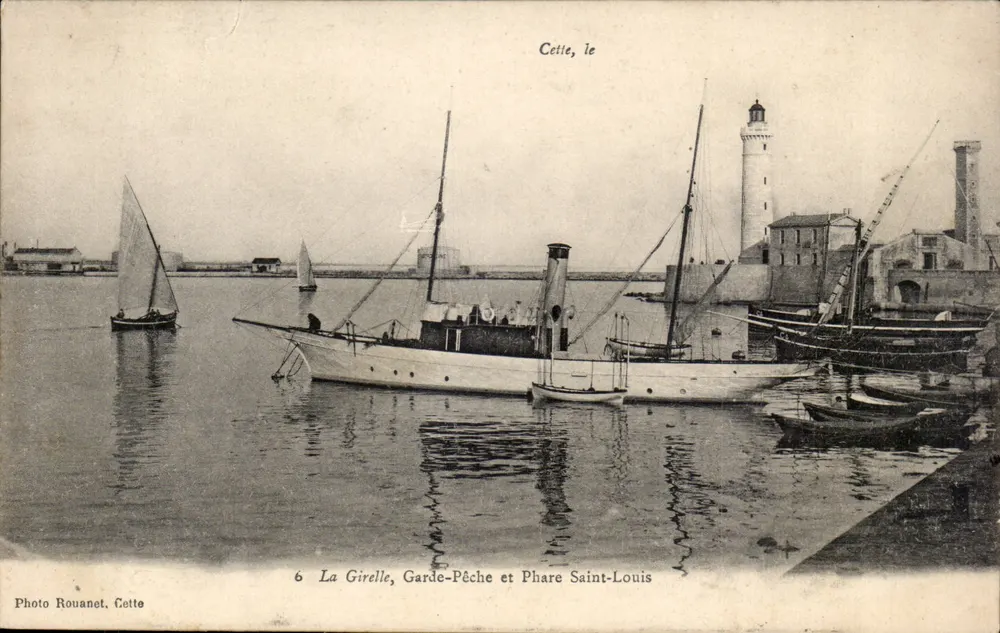 Dieses, das — La Girelle, Fischwache und Leuchtturm Saint-Louis — Foto Rouanet, Cotte - Vorderseite