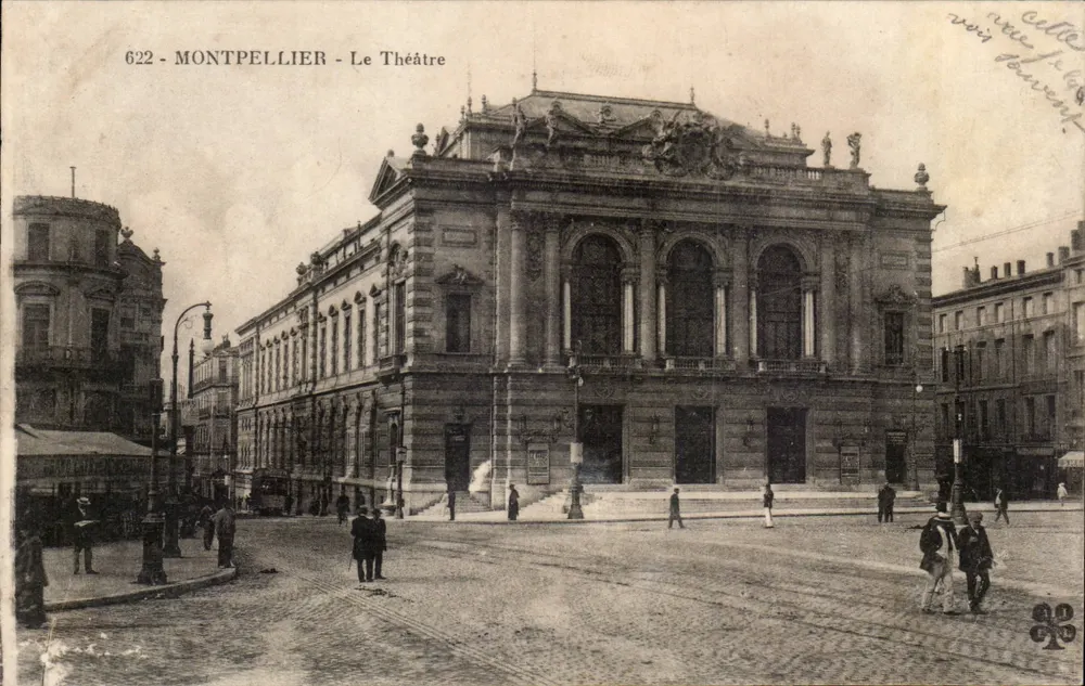 Montpellier - O Teatro — editor desconhecido, n° 622 - Frente