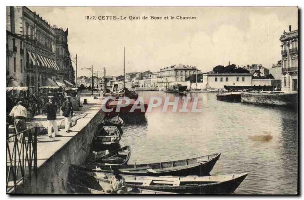 O Quai de Bosc e o Estaleiro — 1872 - Frente