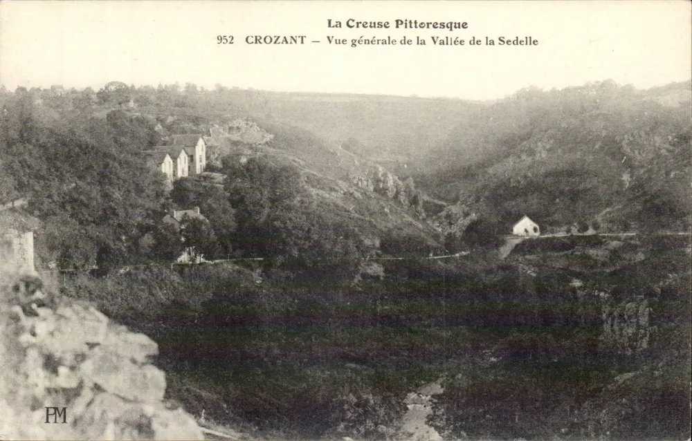 Crozant — Allgemeiner Blick auf die Sedelle-Tal — Edition PM, Nr. 952 - Vorderseite