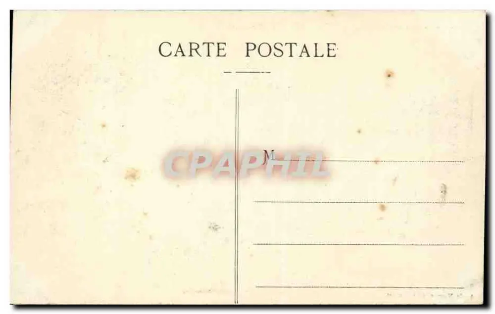 Ponte Charreau, perto de Crozant (Creuse) — editor A. de Nussae, n° 369 - Verso