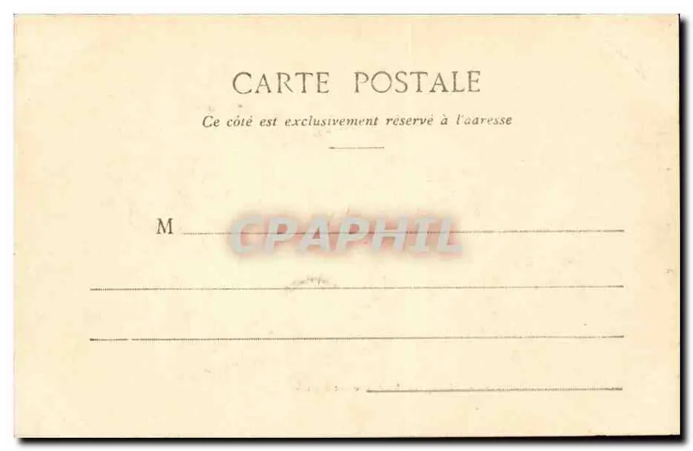 Algemene ruïnes van Crozant (Creuse) — A. de Nussay, uitg., Gueret — n° 27 - Achterkant