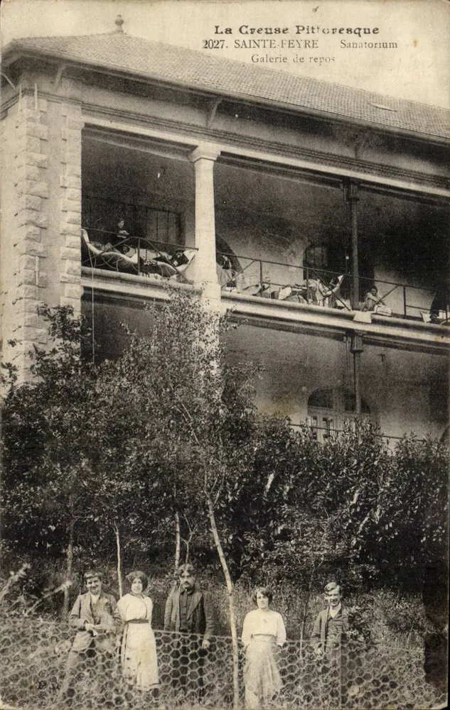 La Creuse Pittoresque — Sanatorium de Sainte-Feyre — Galerie de repos — n° 2027 - Vorderseite