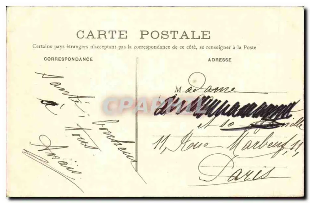 Abun - A Vale de Busseau — vista da vale com um ponte de pedra — editor não identificado, n° 514 - Verso