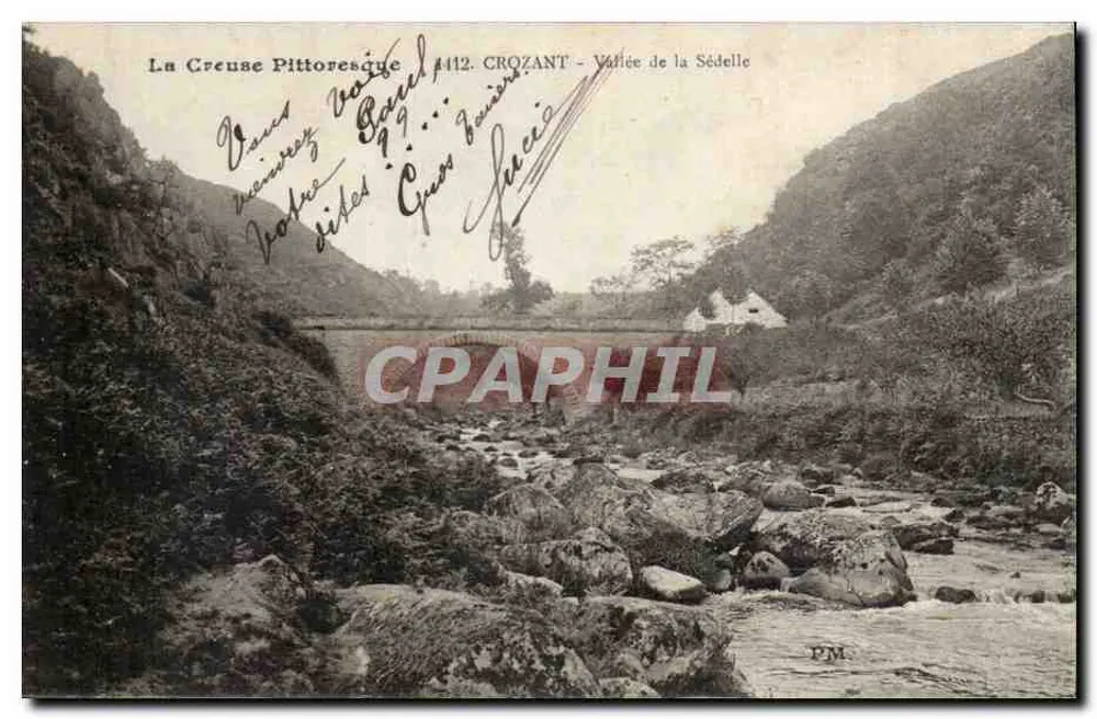 A Creuse Pittoresca — Vale da Sédelle — CROZANT — n°112 - Frente