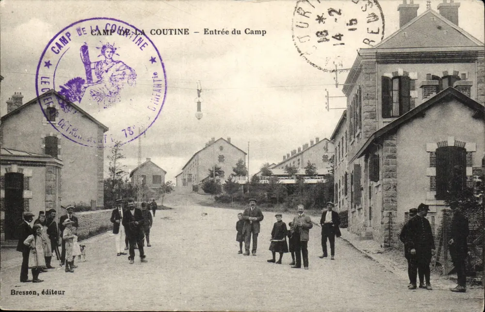 Camp de La Coutine — Eingang zum Lager — Bresson, Verlag - Vorderseite