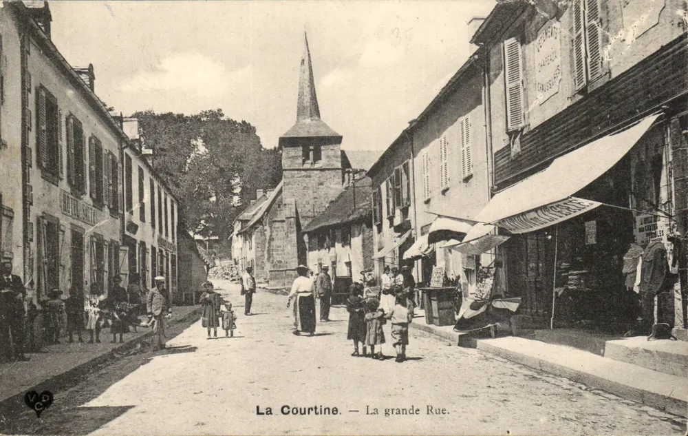 La Courtine — Die Hauptstraße — V.P.C. - Vorderseite