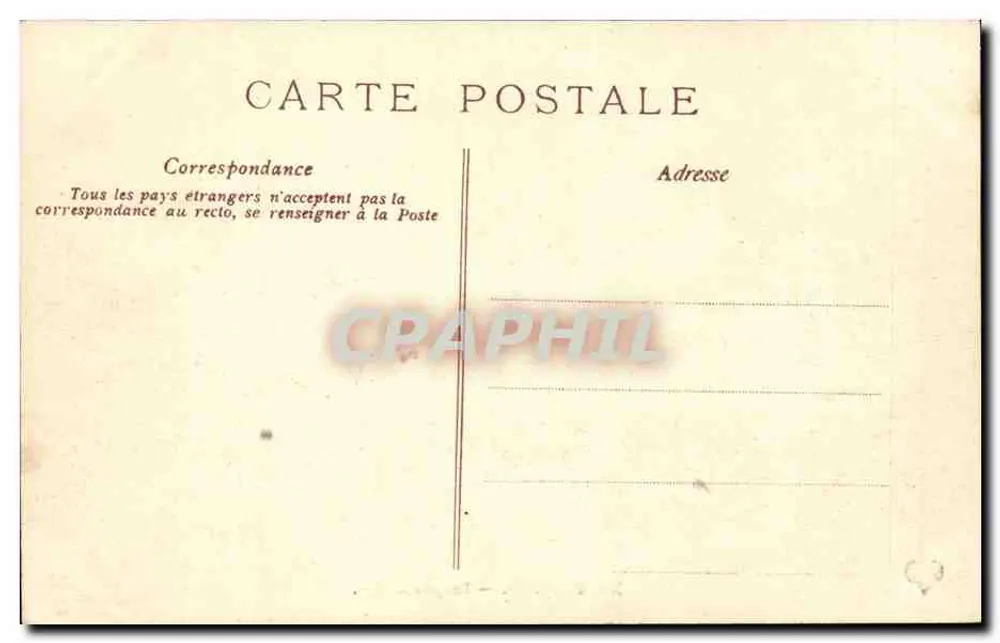 La Courtine — Die Hauptstraße — V.P.C. - Rückseite