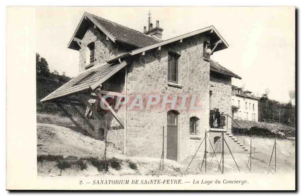 Sanatorium Sainte-Feyre — Die Portierswohnung - Vorderseite