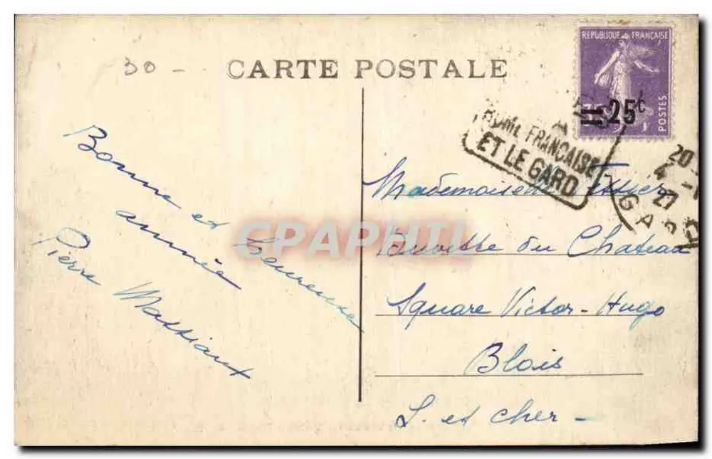Nîmes — Boulevard Victor-Hugo — A. R. - Verso