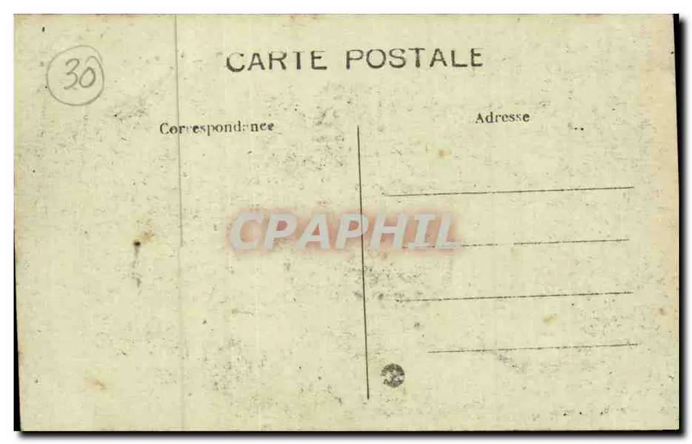 Avèze (Gard) — Les Bonisses - La Chaussée — castelo em colina e cascata - Verso