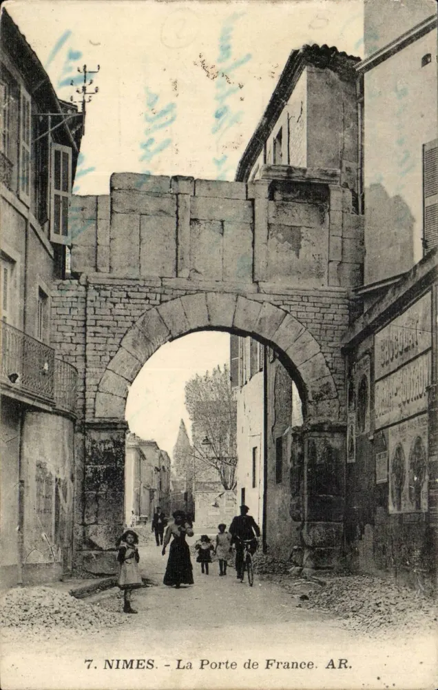 Nîmes - La Porte de France — AR. Nr. 7 - Vorderseite
