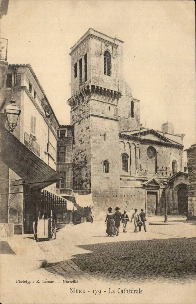 Nîmes - A Catedral — Fototipia E. Lacour — Marselha — n°179 - Frente