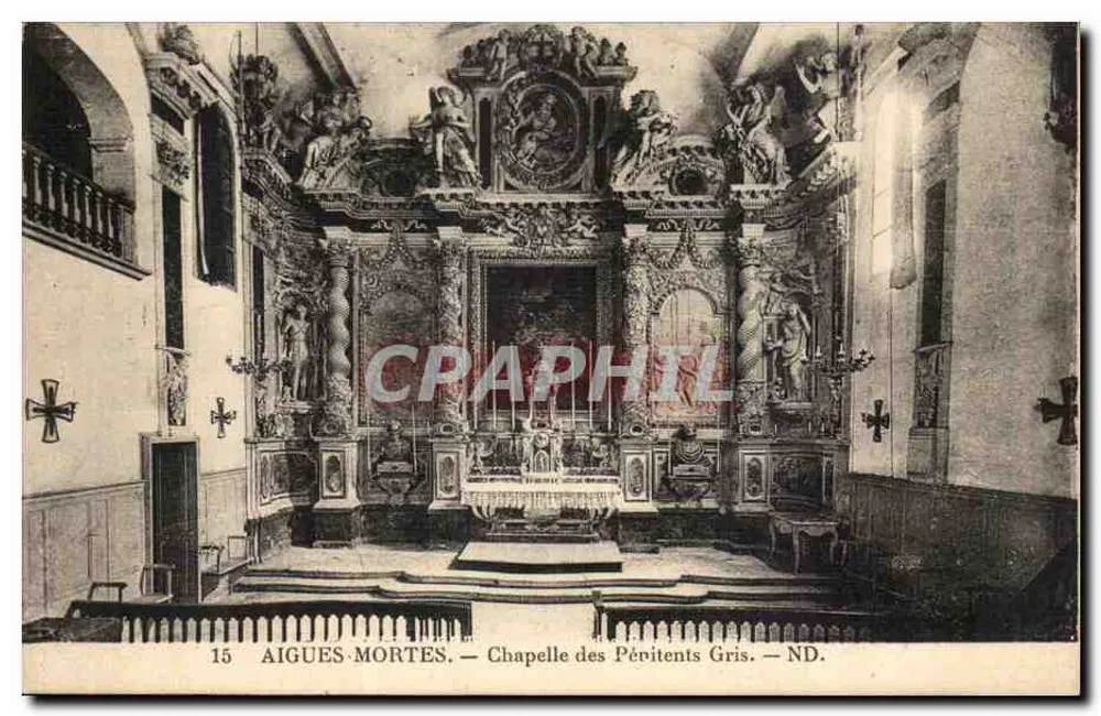 Aigues-Mortes — Kapelle der Grauen Bußbrüder — ND. - Vorderseite