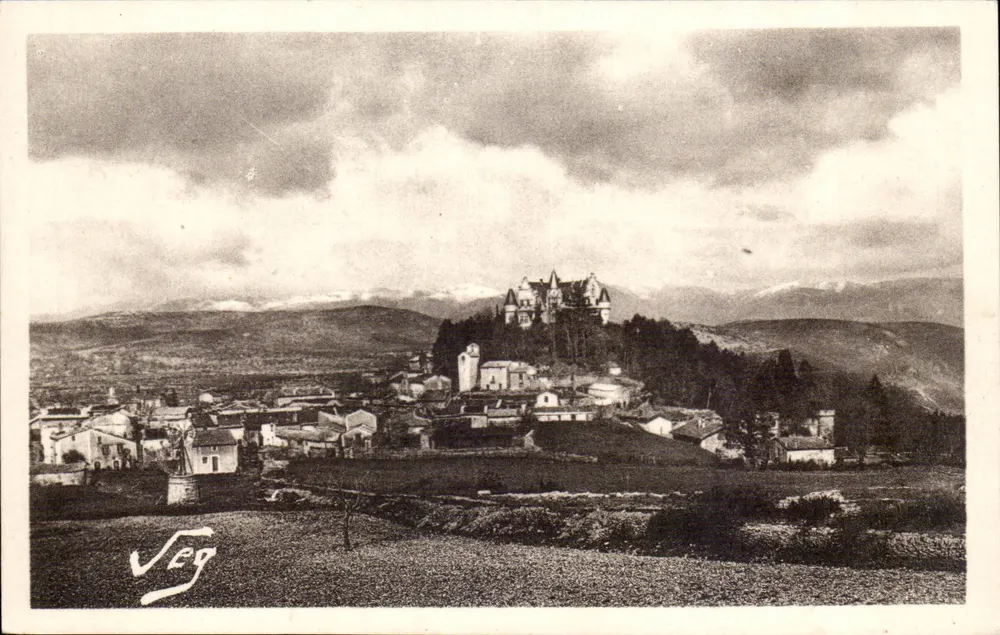 Le Vigan - Umgebung - Montdardier — dominiert vom Schloss — Edition SEG, Nr. 13 - Vorderseite