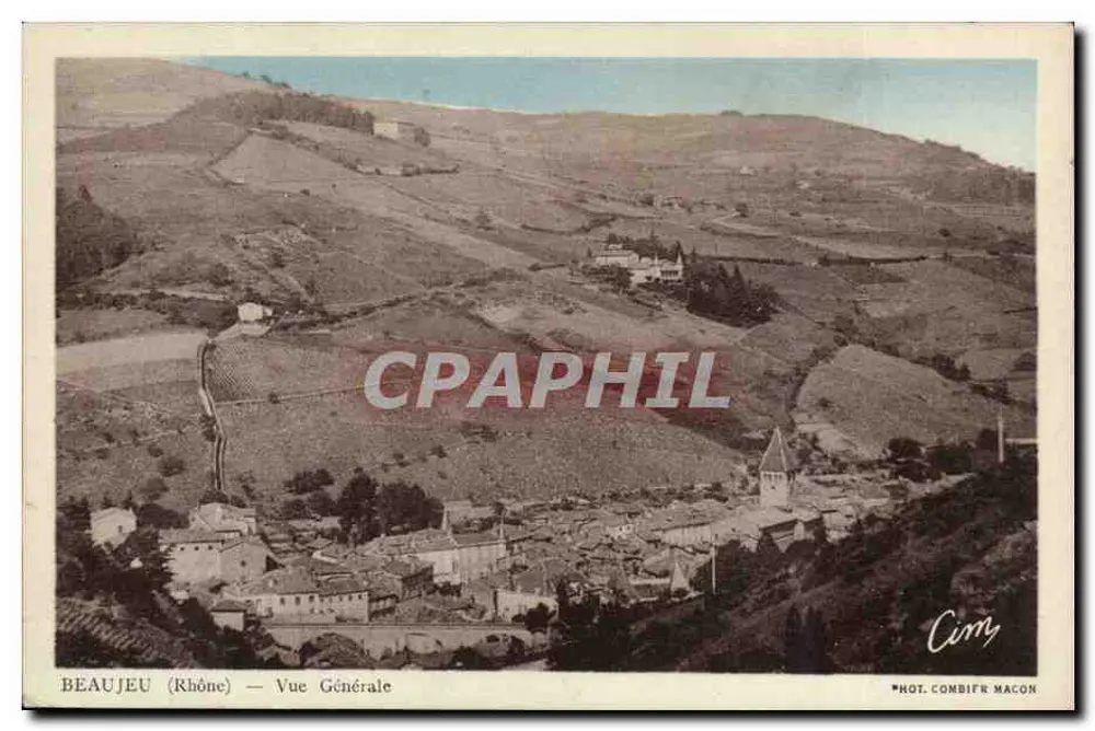 Beaujeu (Rhône) — Vista Geral — HOT. COMBIFR MACON - Frente