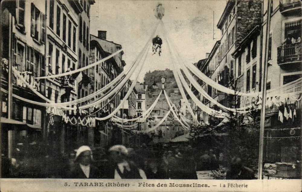 Tarare (Rhône) — Fêtes des Mousselines — La Pécherie - Vorderseite