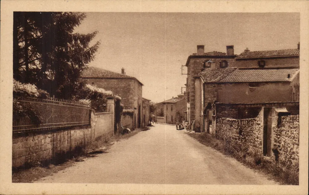 Rue de Soucieu-en-Jarrest — Saint-Laurent-d'Agny (Rhône) — Edition Ghatard - Vorderseite