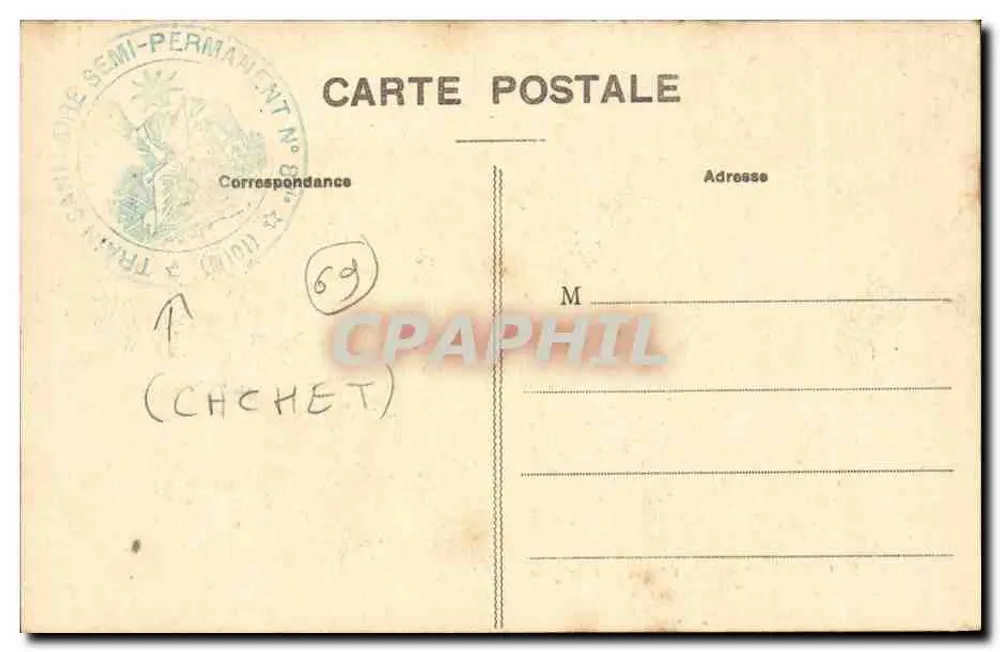 Lozanne (Rhône) — Die Ufer der Azergues — A. Déal et Cie, Verlag-Druckerei, Tarare - Rückseite