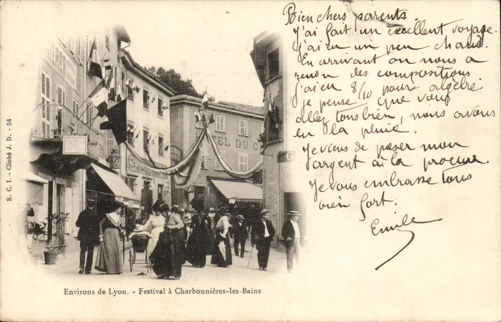 Um Lyon - Festival in Charbonnières-les-Bains — S.C.I. - Cliché J.D. - 54 - Vorderseite