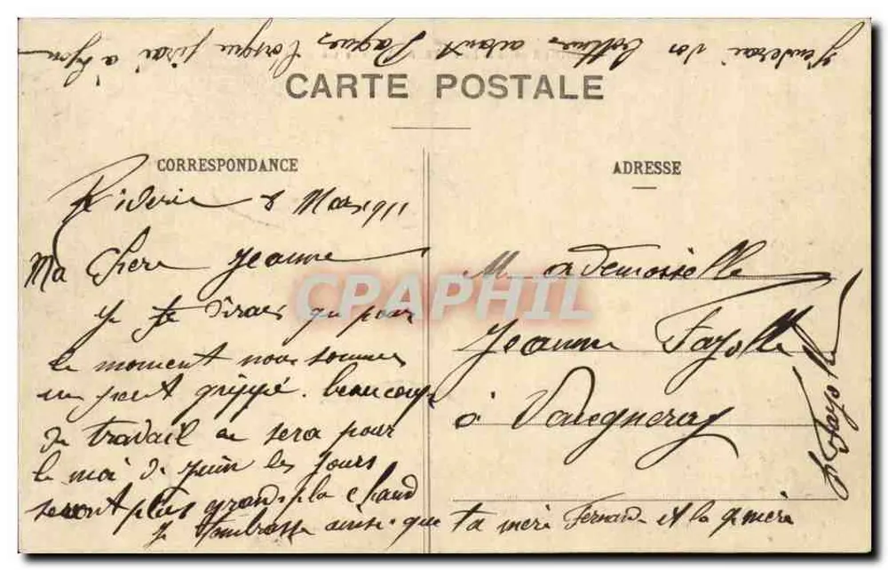 St-DIDIER-sur-RIVERIE (Rhône) — Vista Geral — Cl. A. Foultier - Verso