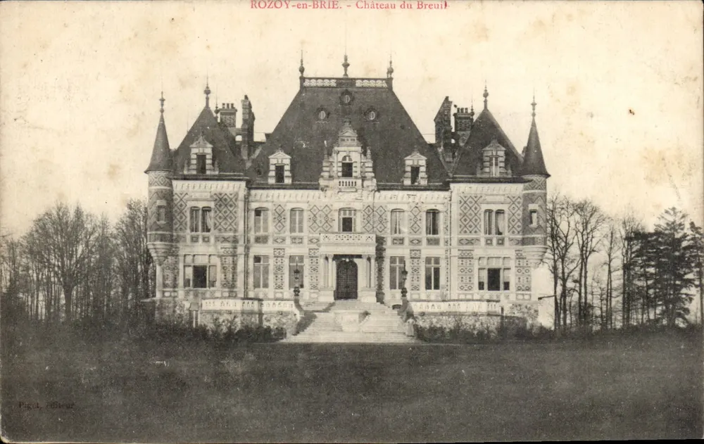 Rozoy-en-Brie — Castillo del Breuil — Piguil, editor - Anverso