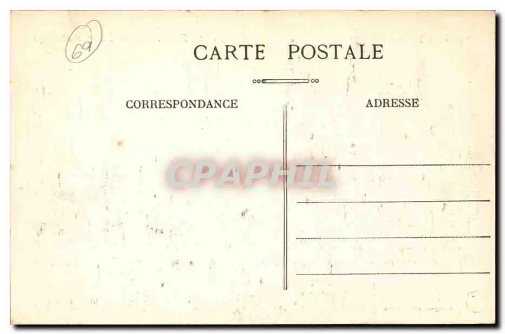 Lyon — Coteau de Fourvière und Metallturm — S. Pargues, Lyon, n° 5466 - Rückseite