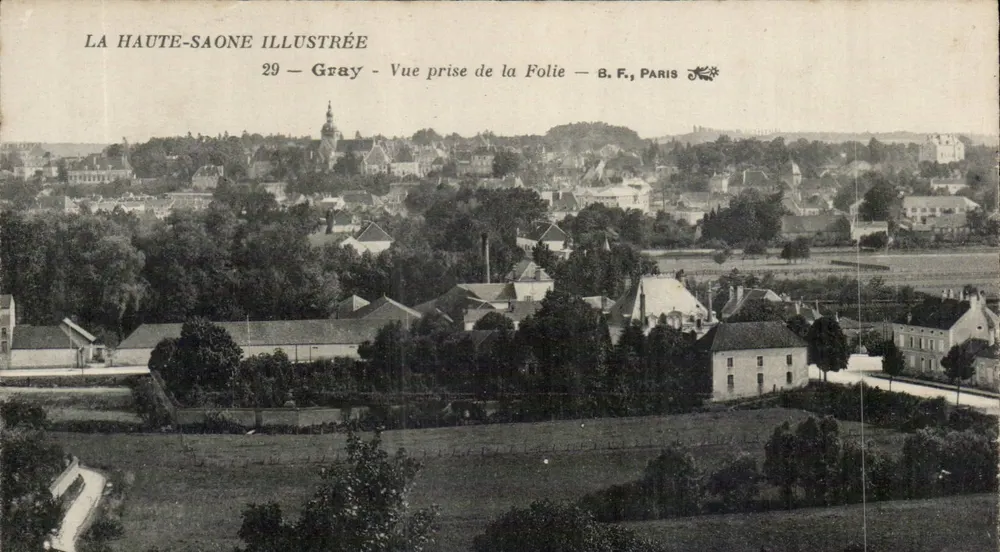Gray — Uitzicht genomen vanaf de Folie — B. F., Parijs - Voorkant