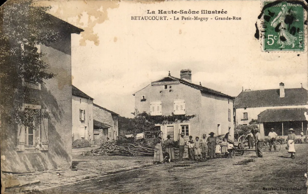 Bétaucourt - Le Petit-Magny - Grande-Rue — Illustriertes La Haute-Saône, Verlag Ragot - Vorderseite