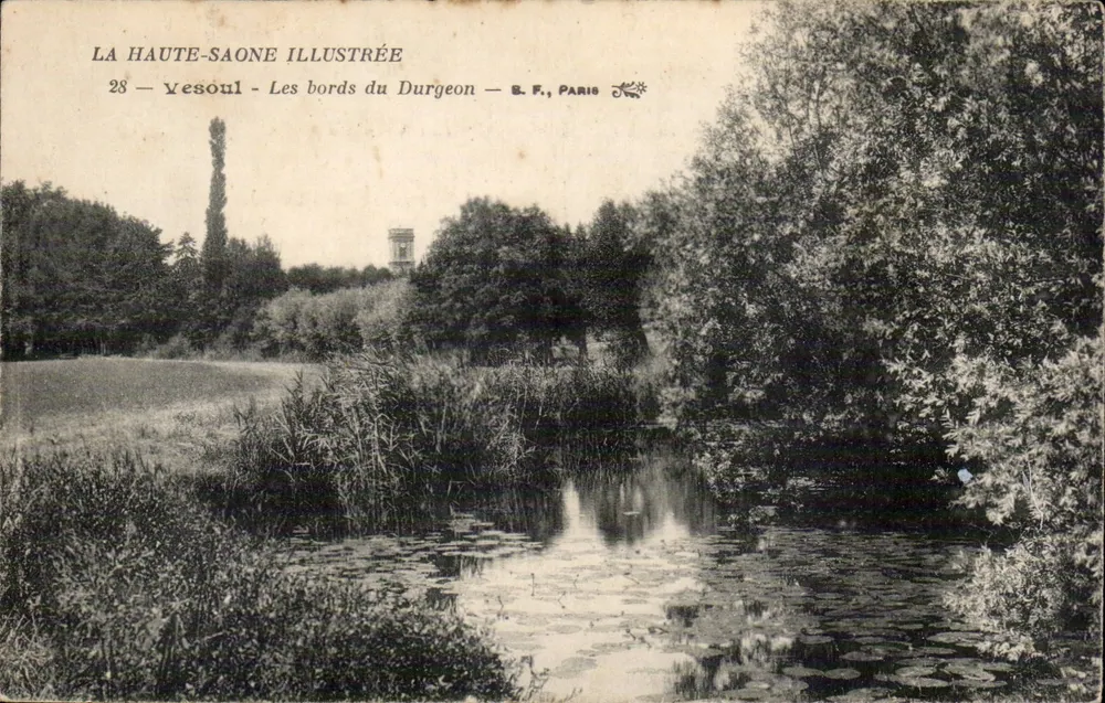 Vesoul — As margens do Durgeon — B. F., Paris - Frente