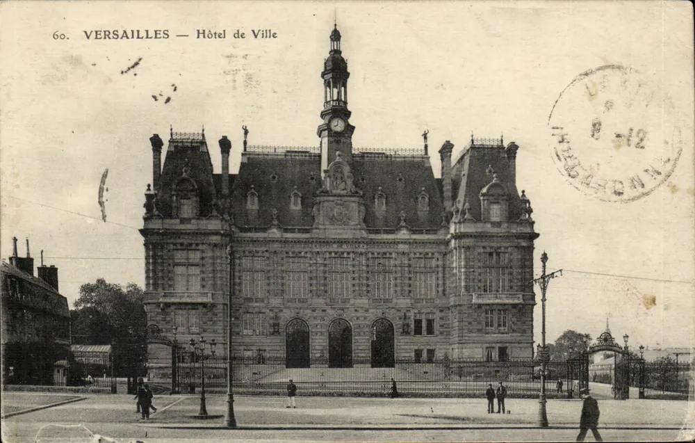 Versalhes — Hotel de Ville — editor Le Deléy, n°60 - Frente
